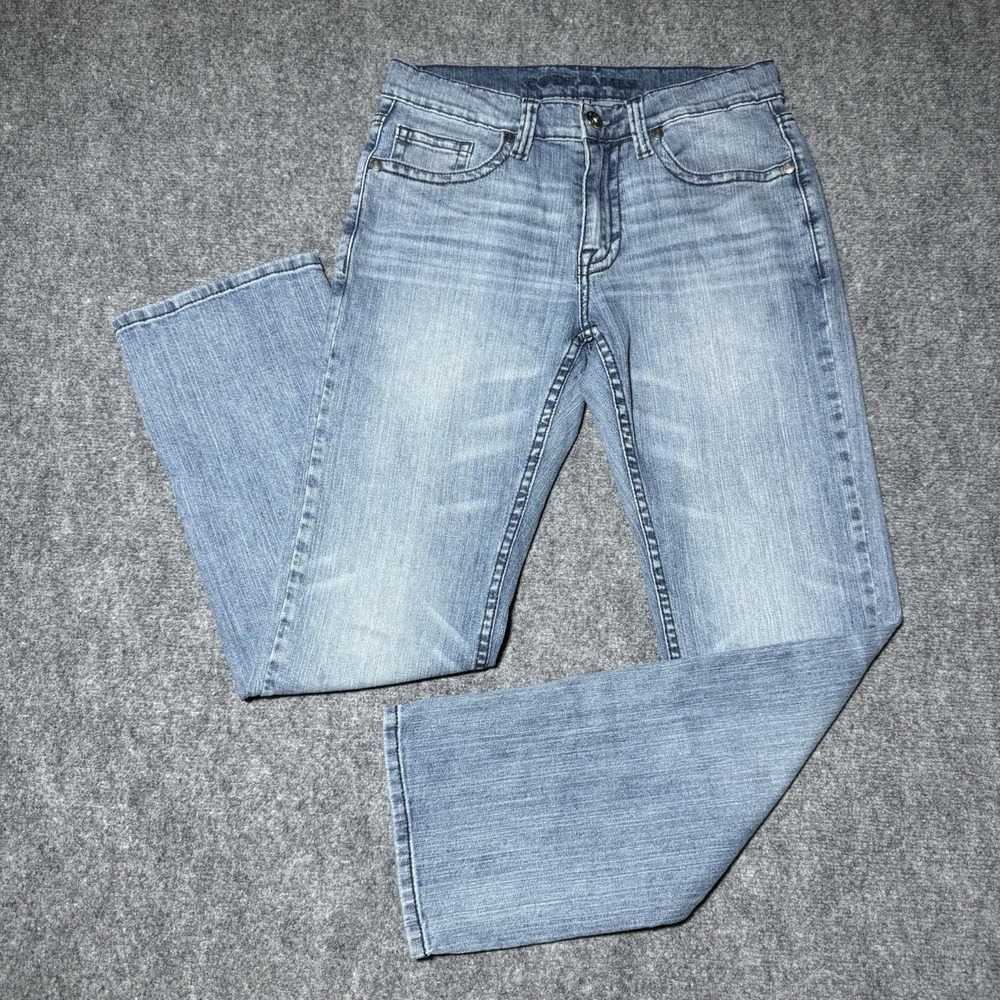 Cody James Jackson Slim Straight Jeans Men 30x32 Light Wash Denim 30.5" Inseam